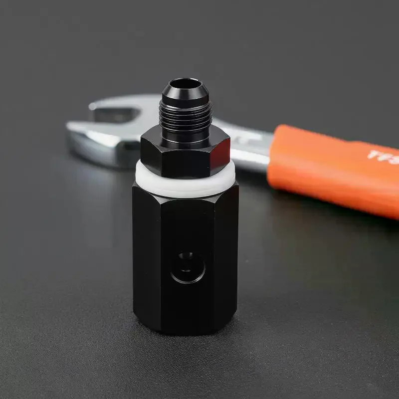 6AN 8AN 10AN Male Fuel Cell Tank Rollover Vent Valve Aluminum Anodized Fuel Cell Vent Roll Over Valve Mounted Fitting Adapter