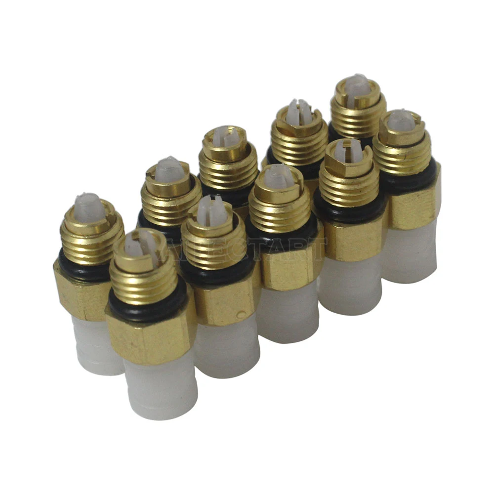 10x M8/M10 Air Suspension Connector Brass Fittings For Mercedes W221 W220 W164 W211 W212 W251, Audi Q7 VW Touareg Cayenne Jeep