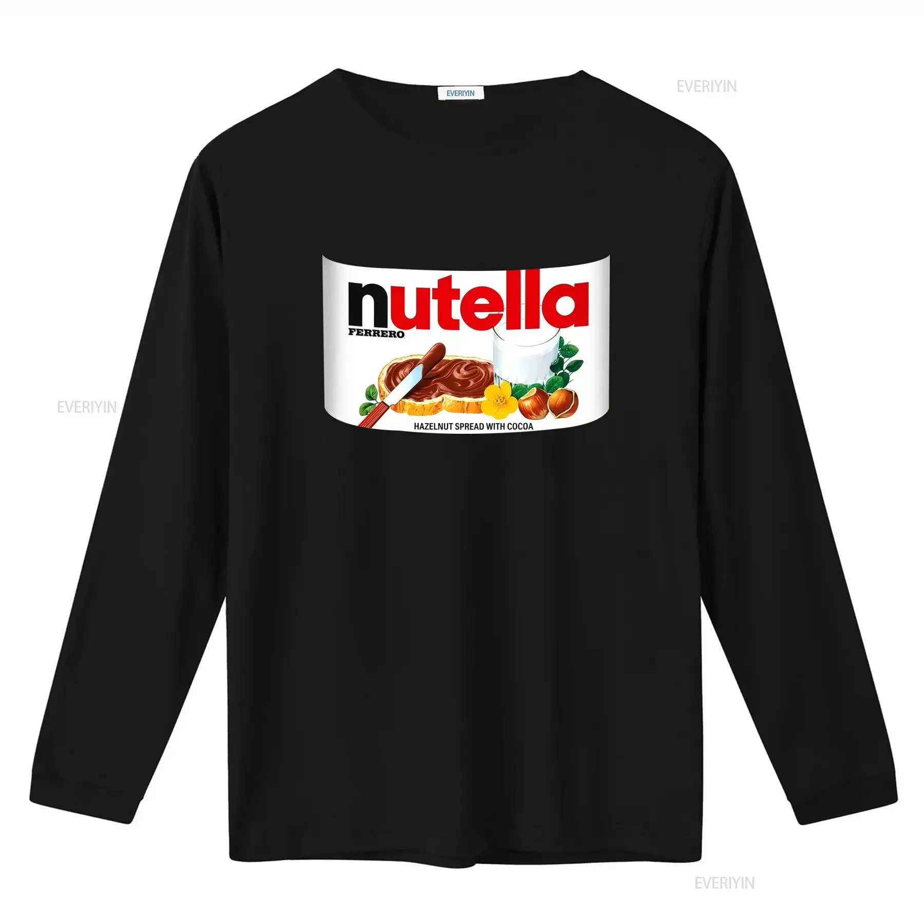 Nutella Love Food France Hazelnut Spread with Cocoa Funny Cool T Shirt vintage Washed Slightly designer clothes Stylish