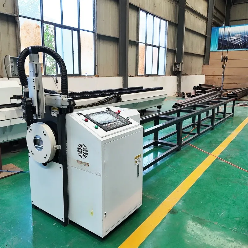 Portable Pipe Cutting Machine Automatic Punching Stainless Steel Square Tube Elliptical, Small Genus Cutting Machine