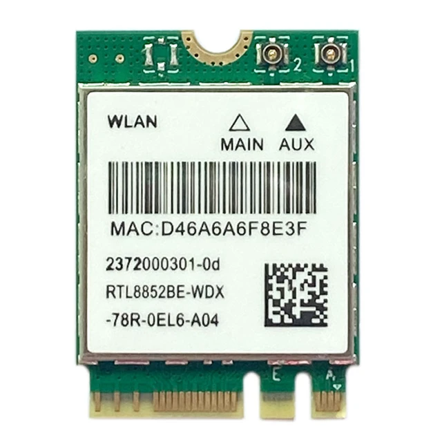 Wifi 6 Realtek RTL8852BE Network Card 1800Mbps BT 5.0 Dual Band Wireless  Wi-Fi Adapter 802.11ac/ax 2.4G/5Ghz MU-MIMO For Win 10 - AliExpress 7