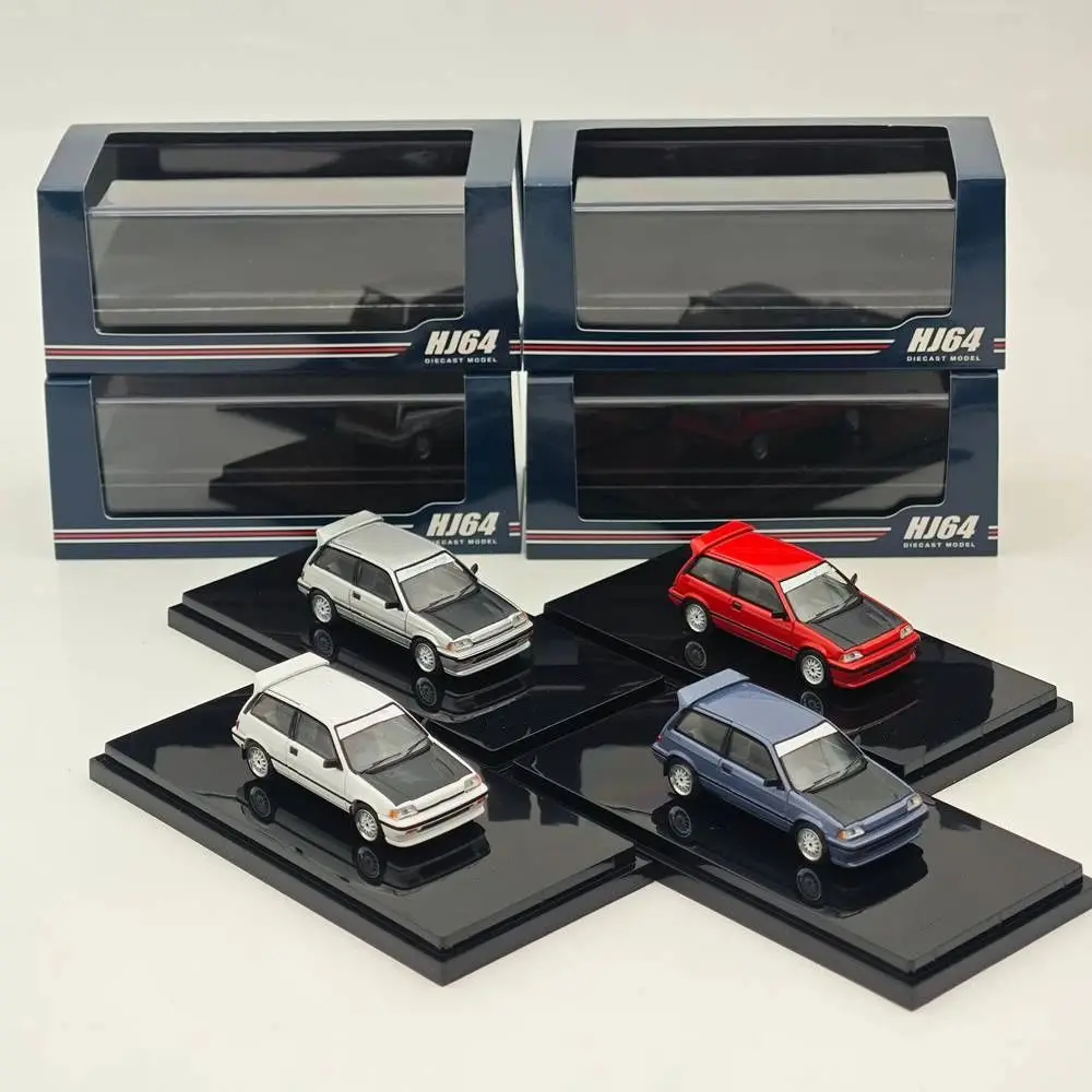 ホビー-hj64-1-64-スケール-at-後期バージョン-カーボンボンネット-jdm-ストリートレーサー-ダイキャストモデルカー-ミニチュアコレクション-おもちゃの車両モデル