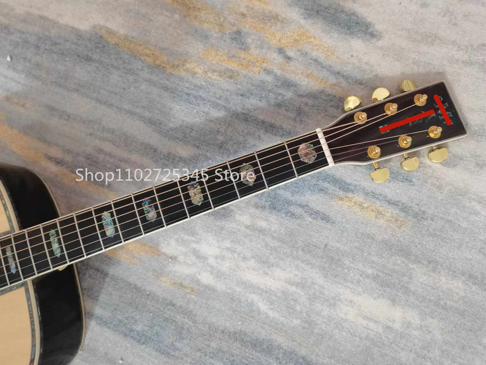 D45 Rosewood Fingerboard, Acoustic Guitar, Rosewood Fingerboard, Side Back, Free Shipping