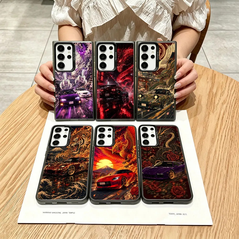 Shockproof Case for Samsung Galaxy Note 20 Ultra 5G Phone Cover Neon White Dragon Moon Coupe M11 M12 J5 J7 Prime F42 F41 F15 F12