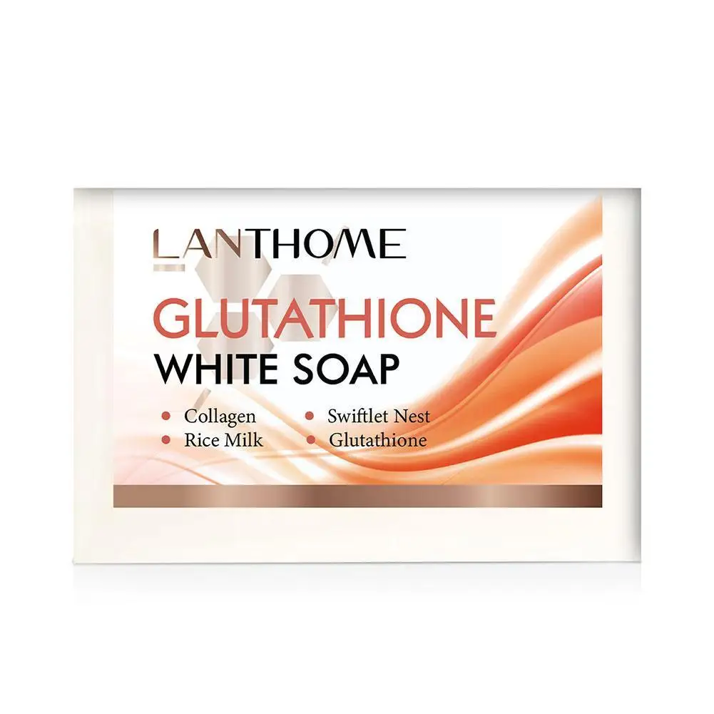 Lanthome Original Glutathione Whitening Soap For Face Skin Brightening Body Moisturizers Reduce Wrinkle Freckle Firming