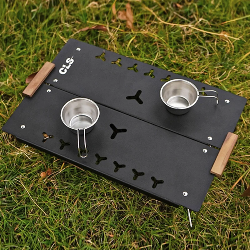 Mini Ultralight Aluminum Folding Table、Portable Quick Setup、Outdoor Mountain Picnic、Solo Camping Hiking