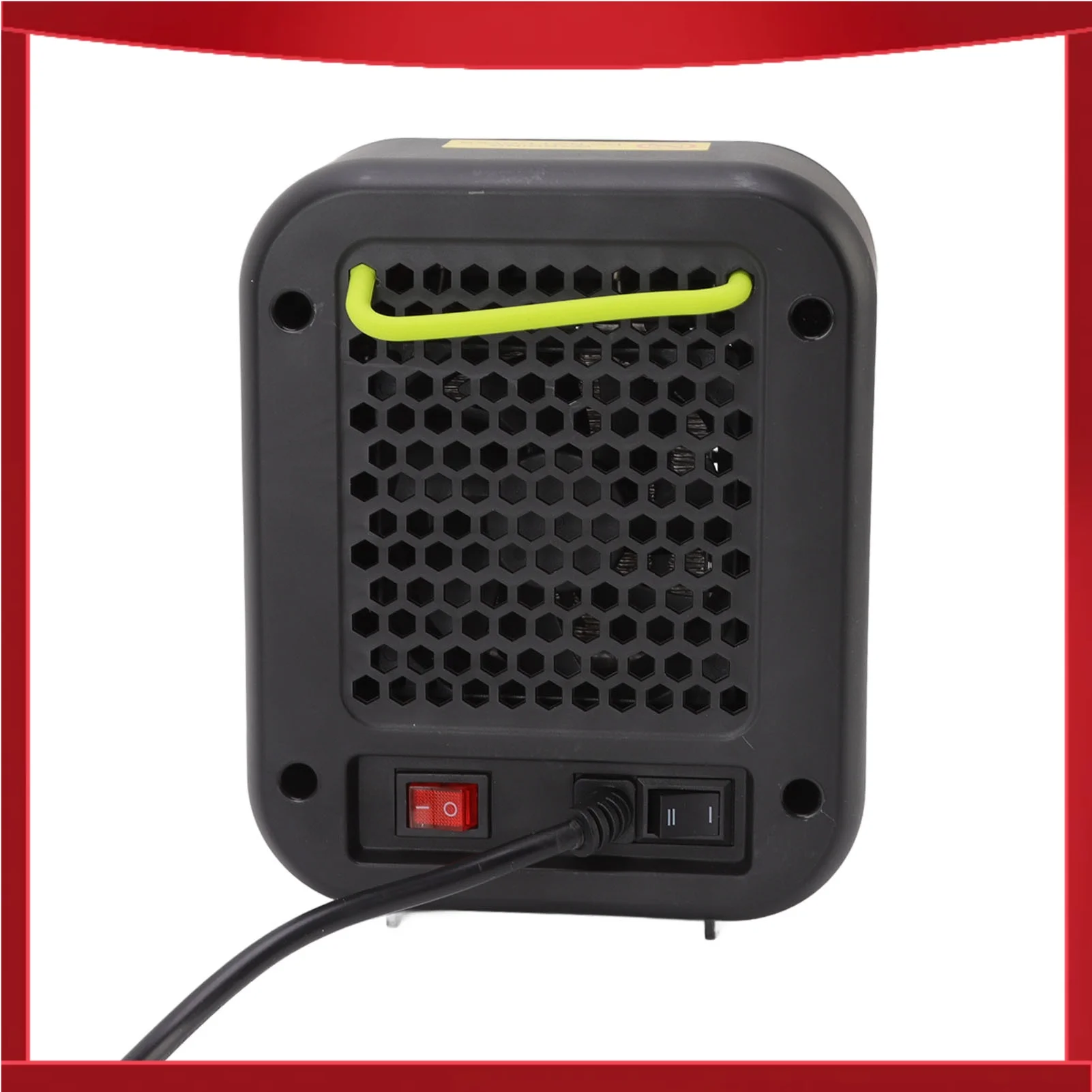 

Электрический тепловентилятор 800 Вт, черный, компактный, керамический, с защитой от опрокидывания, из АБС-пластика, для дома и офиса