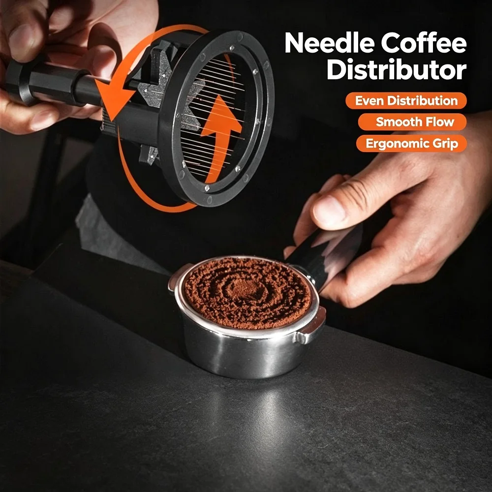 Magnetic Rotary Espresso Stirrer Needle Distributor 51Mm 54Mm 58Mm Wdt Tool Home Barista Coffee Making Accessory - view 2