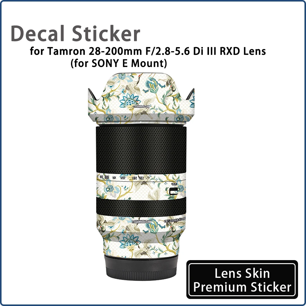 

28200 Decal Sticker 28 200F2.8 Lens Sticker for Tamron 28-200mm F/2.8-5.6 Di III RXD Lens Skin Wrap Cover Protective Film A071