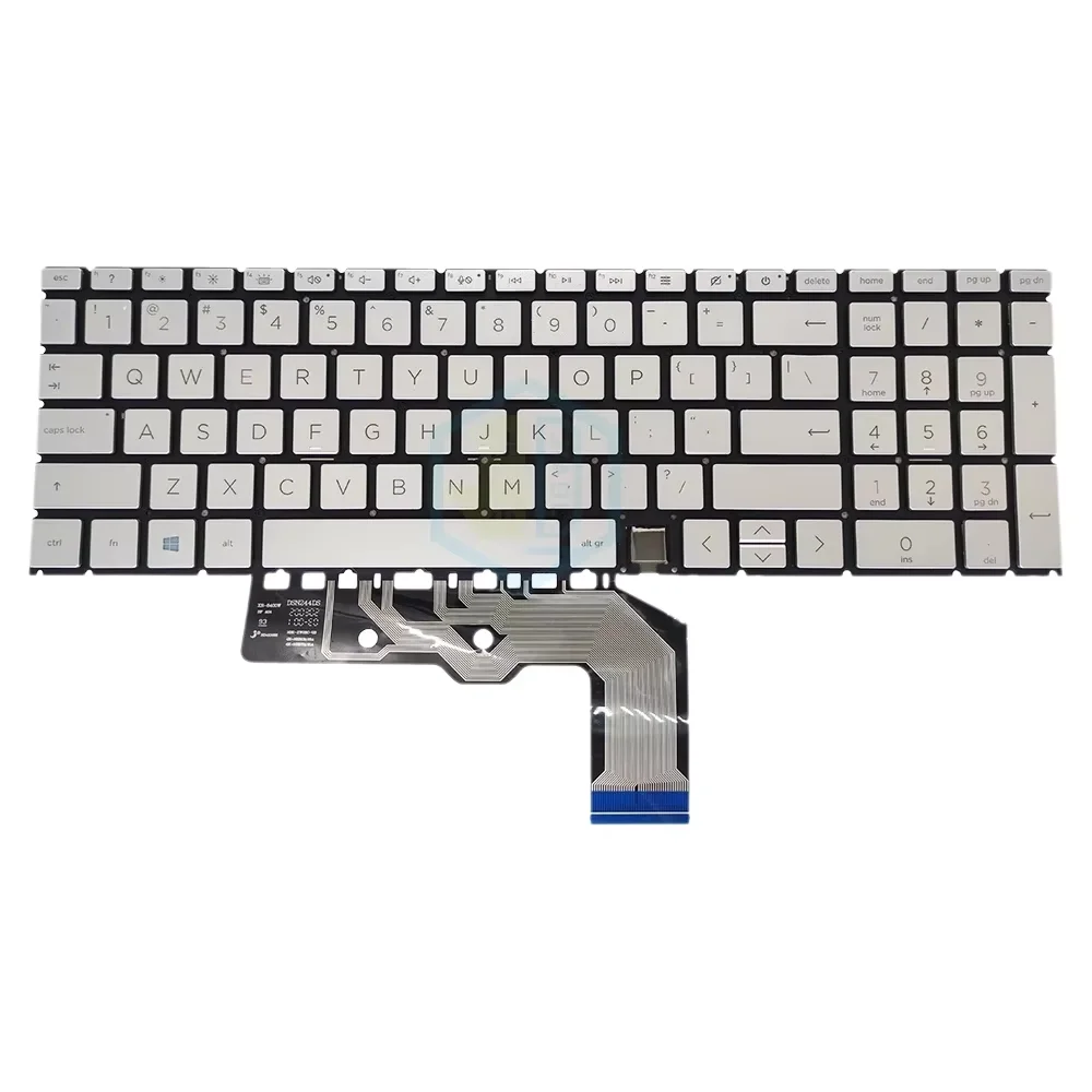 Nouveau clavier rétroéclairé pour ordinateur portable HP ENVY X360 15-ED0002TX 15-EE 15M-ED 17-CG 17-CH, disponible en versions américaine (US), espagnole (SP), russe (RU), japonaise (JP) et allemande (GR).
