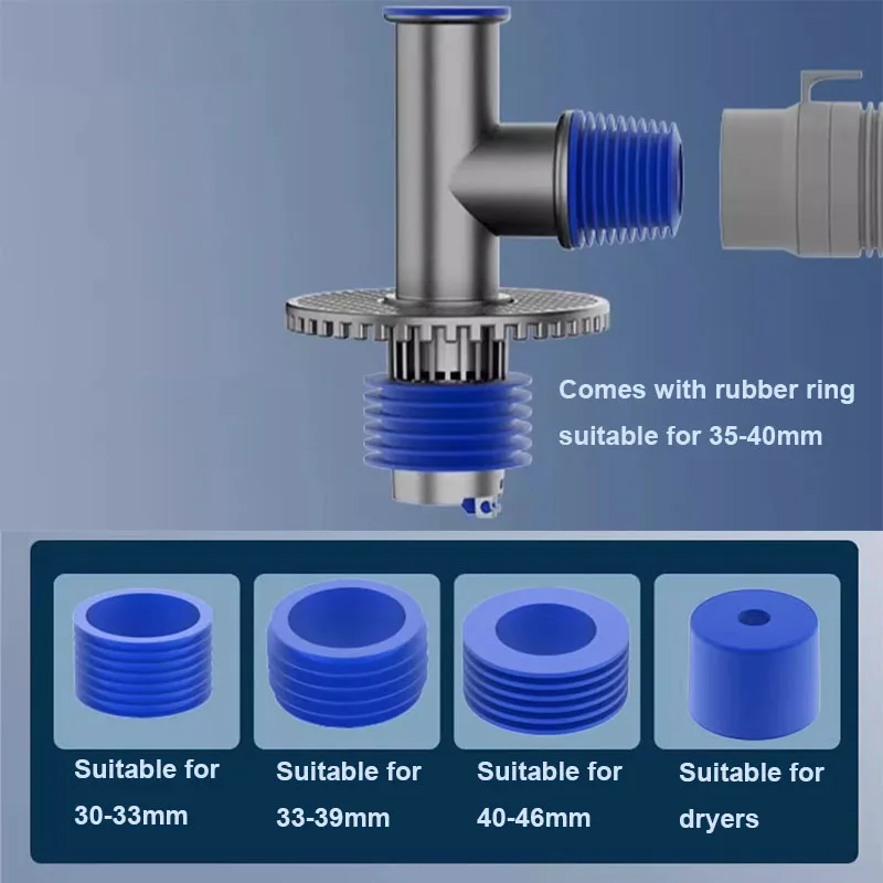 Universele Wasmachine Vloerafvoer 2 In 1 Riool Afvoer Connector Gootsteen Riool Wasruimte Accessoires Slang Adapter Disposer