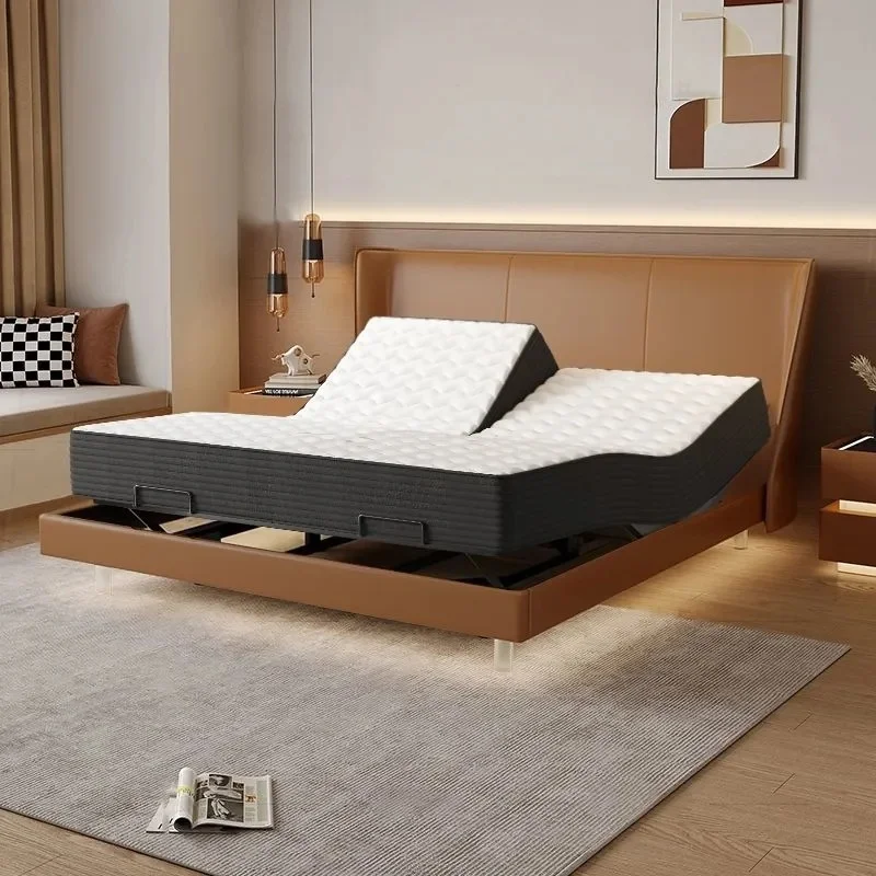 #Smart Zero Gravity ElectricBed Base With MemoryFoam Mattress Ergonomic Bed Frame for Health Sleep Master Bedroom Home Furniture