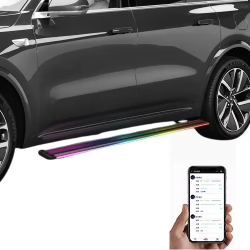 

PowerfulColorfulDeployableNerfBars Quiet Walk Foot Pedal Side Step Running Boards For Hyundai IX45 SUV Nissan Kia VW Mitsubishi