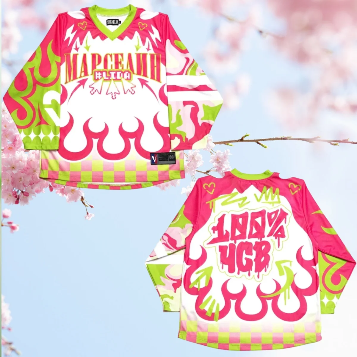 

Марселин Harajuku Повседневная футболка Y2kJersey с длинными рукавами Уличная бейсбольная майка Повседневные топы Негабаритная винтажная мужская одежда