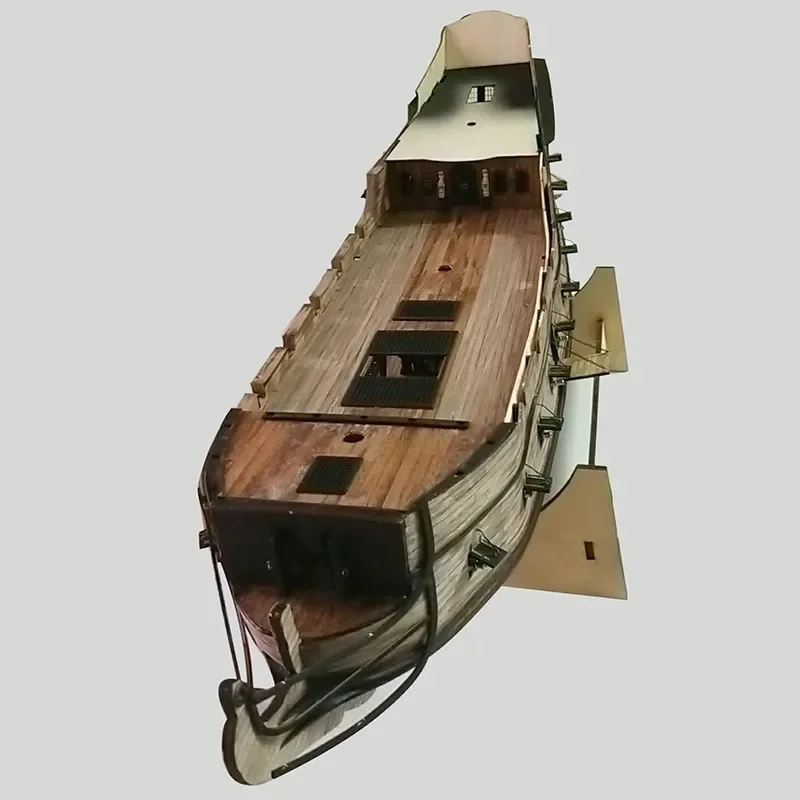 2019 Black Pearl Scene Version Wooden Sailing Model Assembly Kit DIY Model Toy Gift Collection