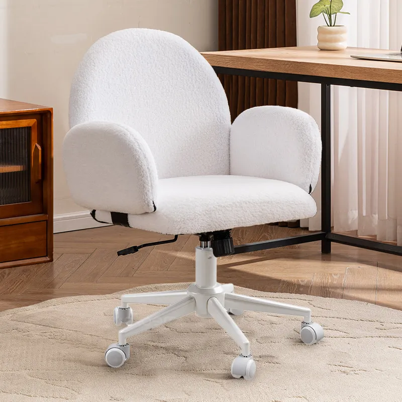 Vintage Designer Office Chair Cylinder Casters Revolving Ergonomic Computer Chair Relaxing Cozy Silla De Escritorio Playseat