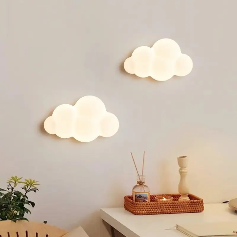 Bedlight Bedroom Study Background LED Wall Lamp Boy Girl Cartoon Bear Children's Room Light Internet Celebrity Atmosphere Lights
