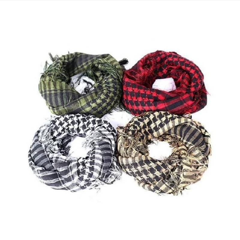 Scarf Arab Shemagh Keffiyeh Military Tactical Palestine Scarf for Men Shawl Kafiya Wrap Shemagh Scarf Fashion Scarves