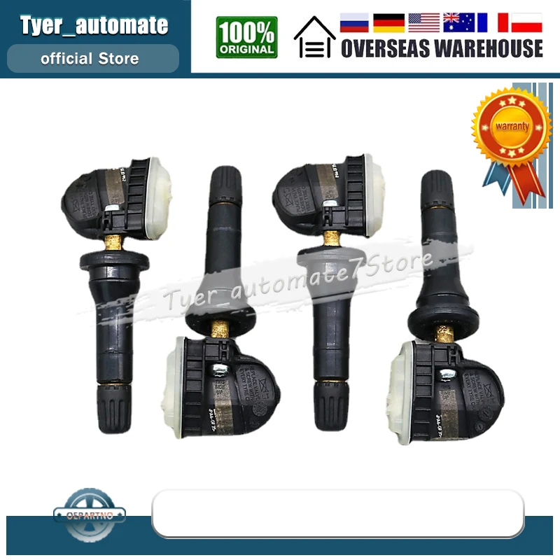 

4pcs Trye Pressure Sensor TPMS EV6T-1A180-CB For Ford Focus Kuga Ford Mondeo Mk5 Ecosport Focus B-Max C-Max Fiesta