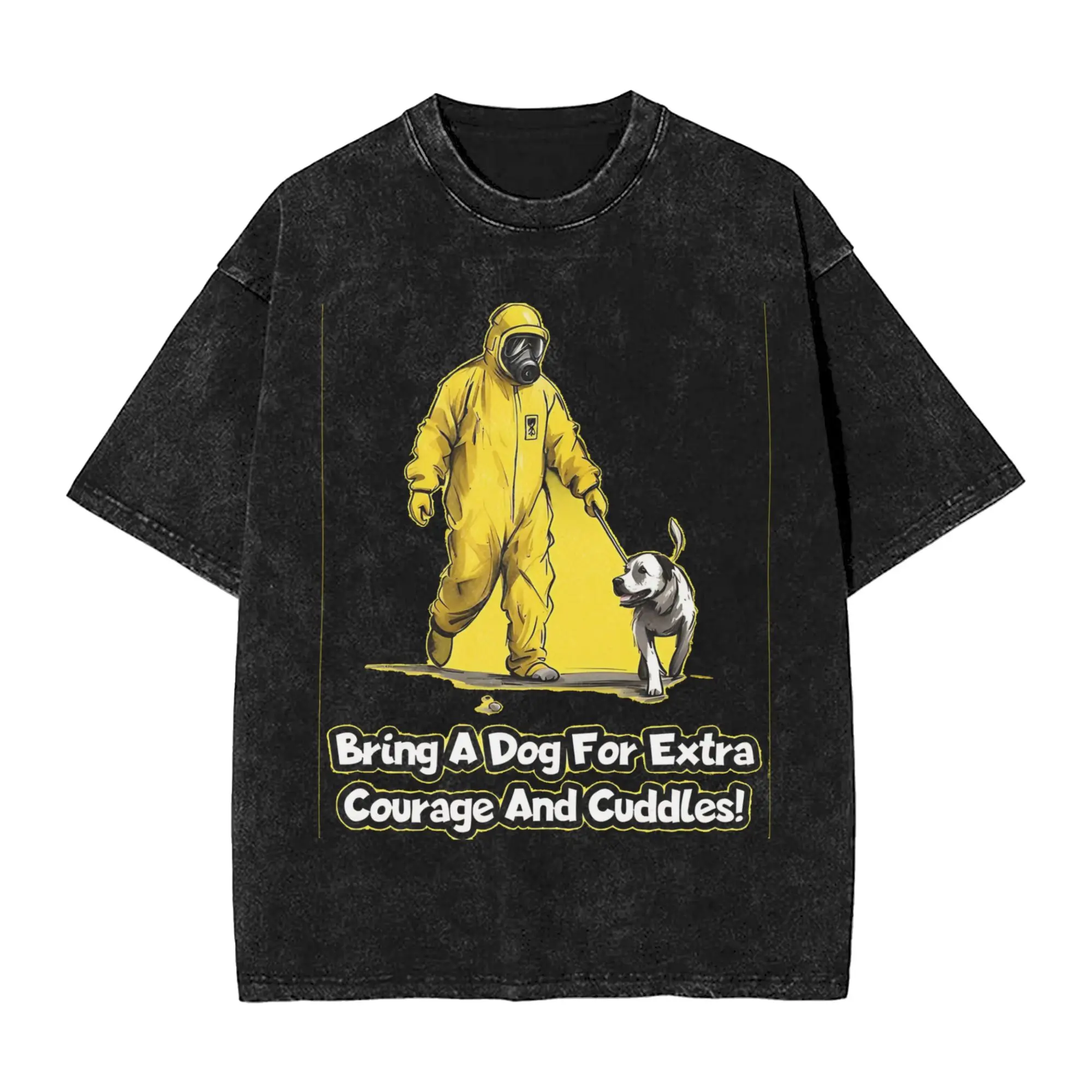 Backrooms Movie Cuddles Washed T Shirt Streetwear Retro T-Shirt  Tees Tops for Men Women Short Sleeve Oversize Summer