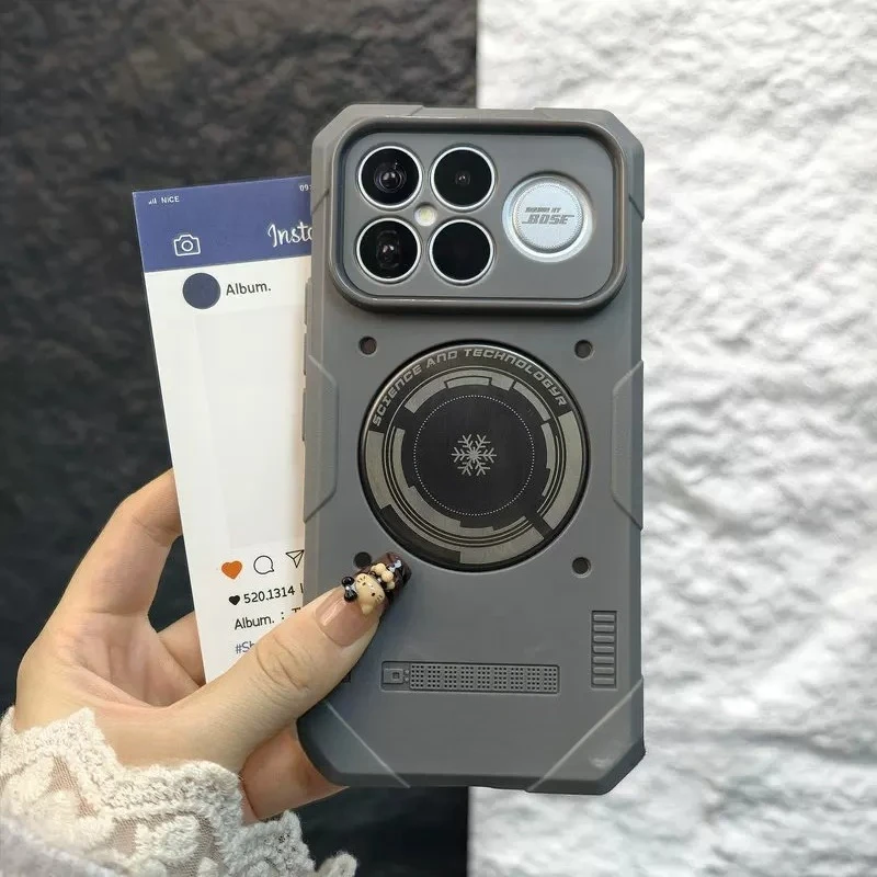 Etui na Poco F8 Ultra Pro, miękkie TPU, magnetyczne, pogrubione, odprowadzające ciepło, odporne na wstrząsy, osłona na telefon Poco F8 Ultra 5G, bumper. — zdjęcie produktu 6