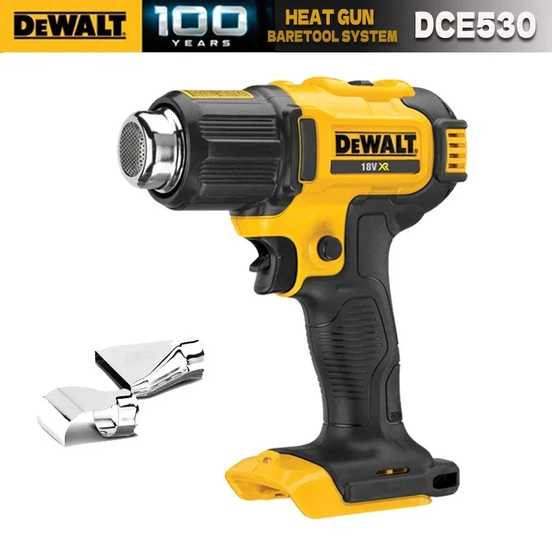 DEWALT DCE530 20V Cordless Heat Gun Tool Only High Power Welding Thermal Blower Heat Shrink Wrapping Tool Hot Air Gun DCE530N