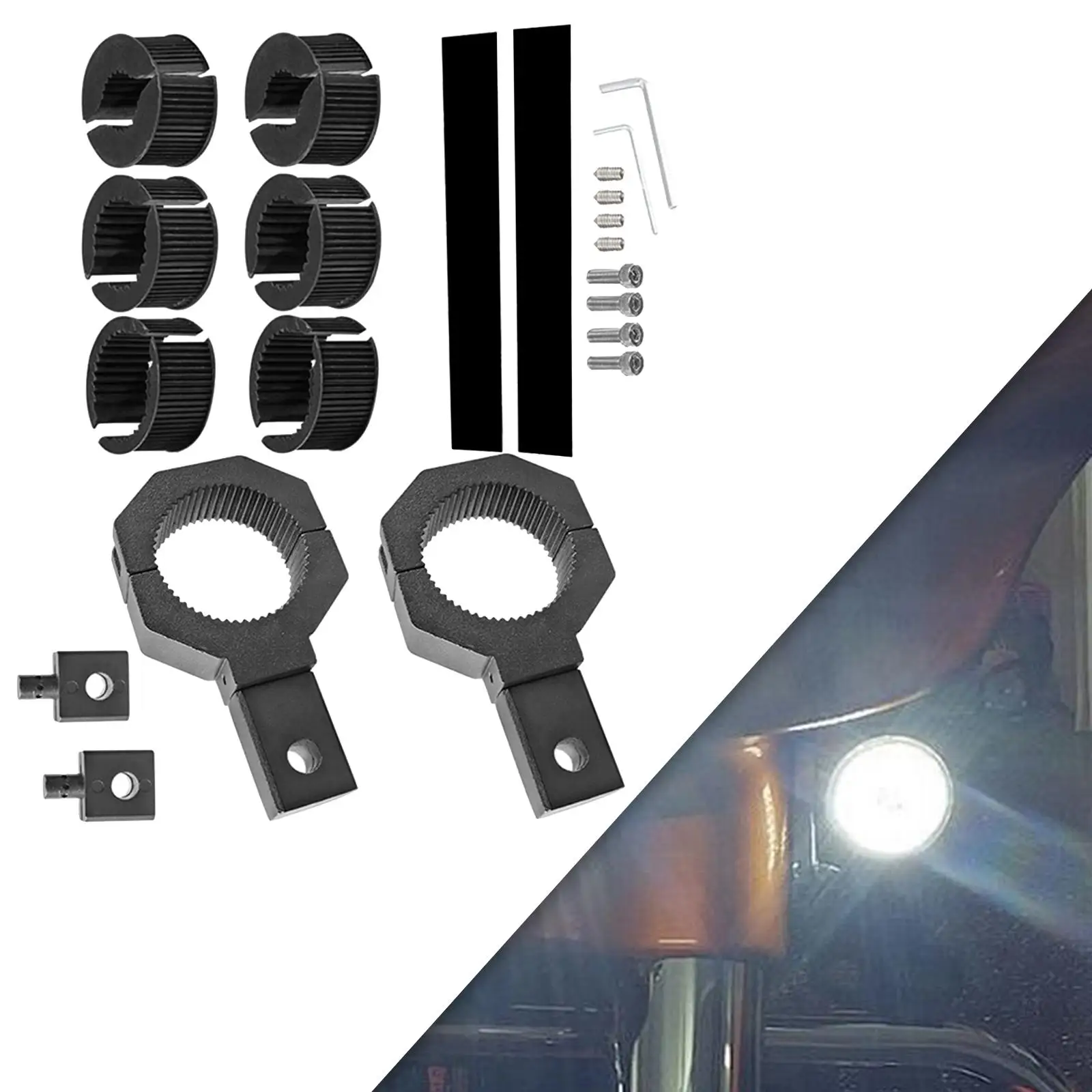 

Универсальные крепления для световой панели, износостойкие аксессуары для внедорожников ATV