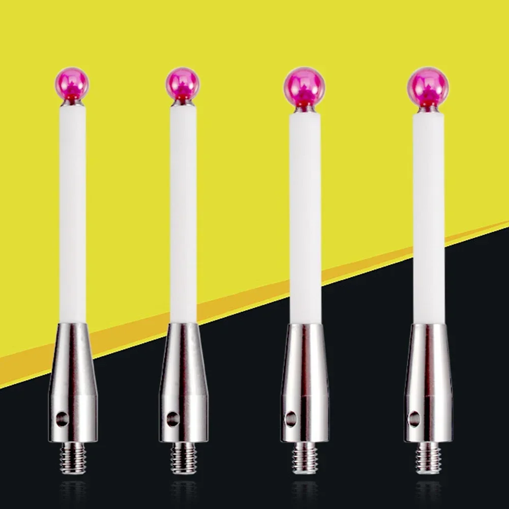 

1 шт. CMM сенсорный зонд с ЧПУ 6 мм стилус рубиновый. Шариковый фарфоровый вал 50-100 мм, M-четыре резьбы для систем станков с ЧПУ, сплошной/полый