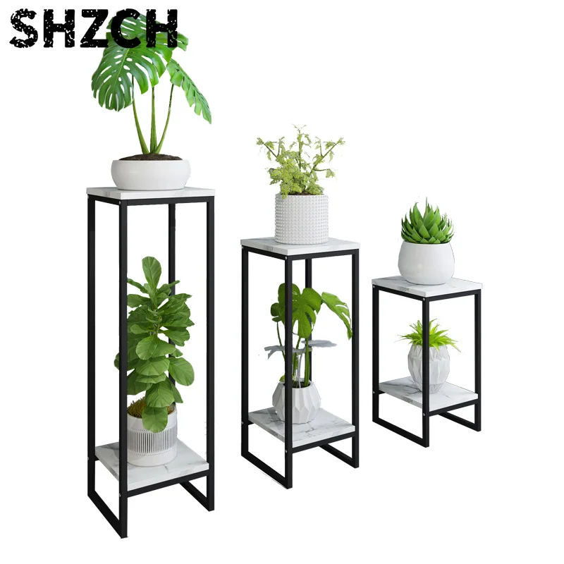 Environmentally Friendly Material Nordic Iron Flower Stand, Strong and Stable, Floor-to-ceiling Flower Pot Stand, Home d