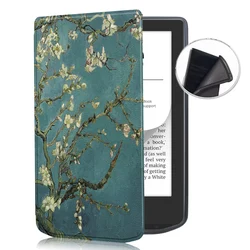 Slim Case for All-New Pocketbook 629 Verse / Pocketbook 634 Verse Pro 2023 eReader - PU Leather Folio Cover with Auto Sleep/Wake