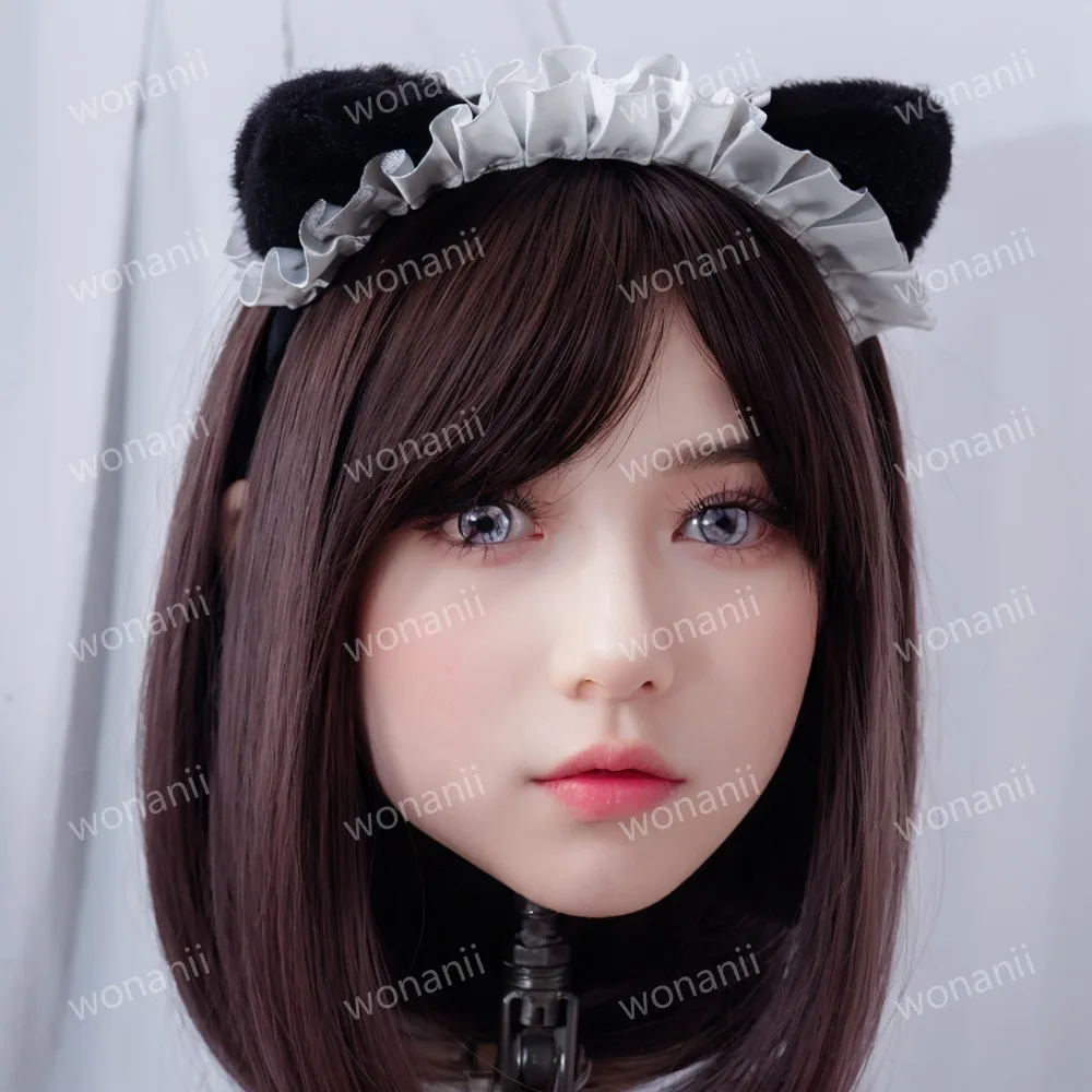 

New TPE head model, with a delicate and cute face, M16 interface, including a wig and eyes.