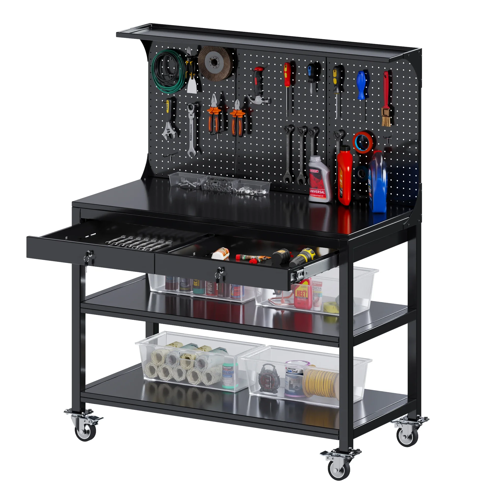 Heavy Mobile Workbench  Work Bench Work Bench Table Tool Organizer