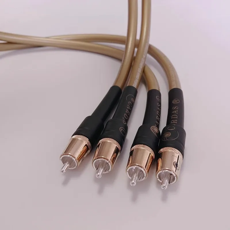 1 para kardas GOLDEN5-C kabel audio RCA Hifi