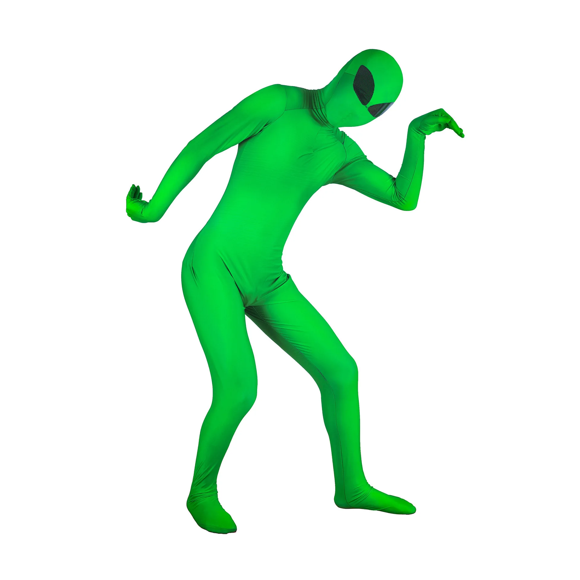 Alien Extraterrestre Bodysuit Cosplay Costume Jumpsuit Men Women Child Halloween Carnival Party Outfits view 3