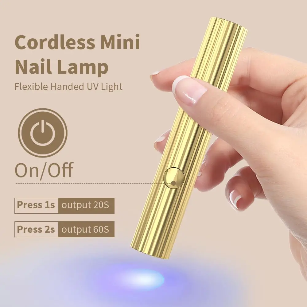 آلة تجفيف الأظافر سريعة الجفاف USB المحمولة ، مصباح LED صغير بالأشعة فوق البنفسجية ، ضوء لعلاج جميع هلام الأظافر