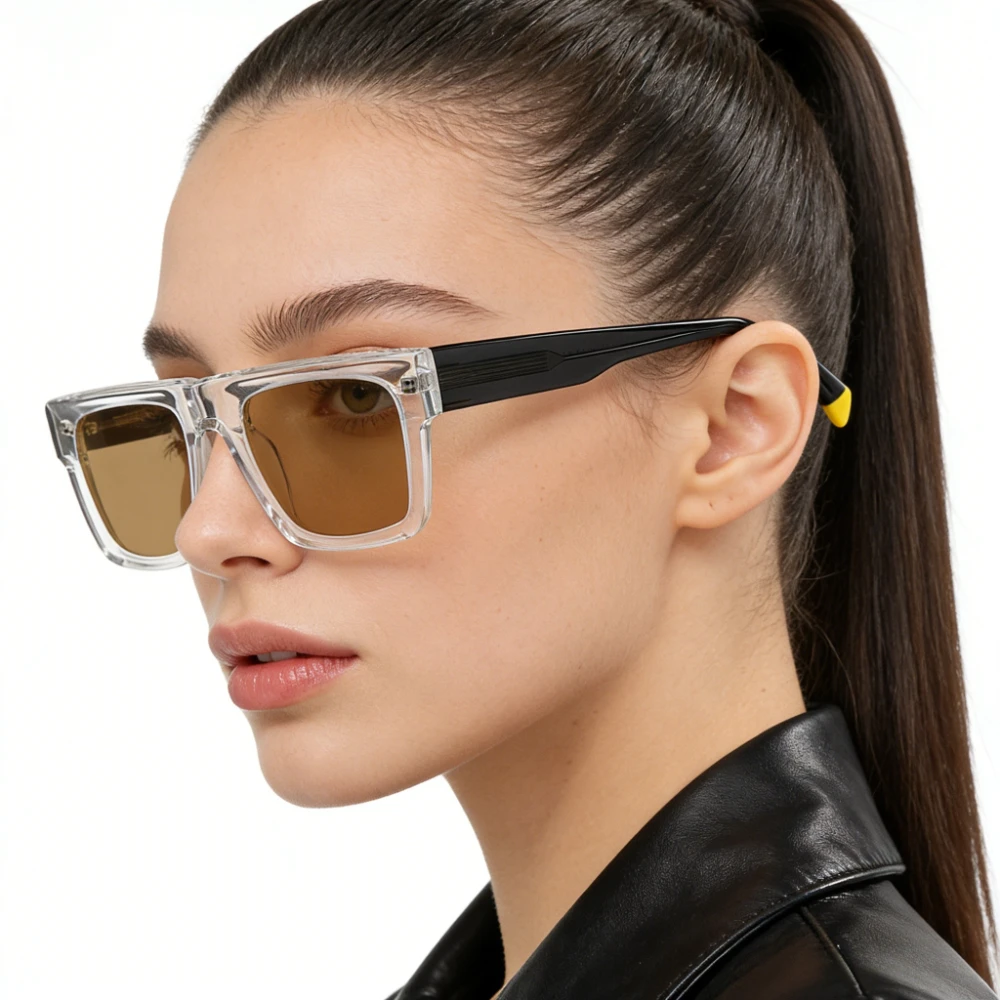 

Новые женские солнцезащитные очки класса люкс 2026 года: оправа из ацетата ручной работы, классические линзы TAC, ретро-стиль, поляризационные, UV400