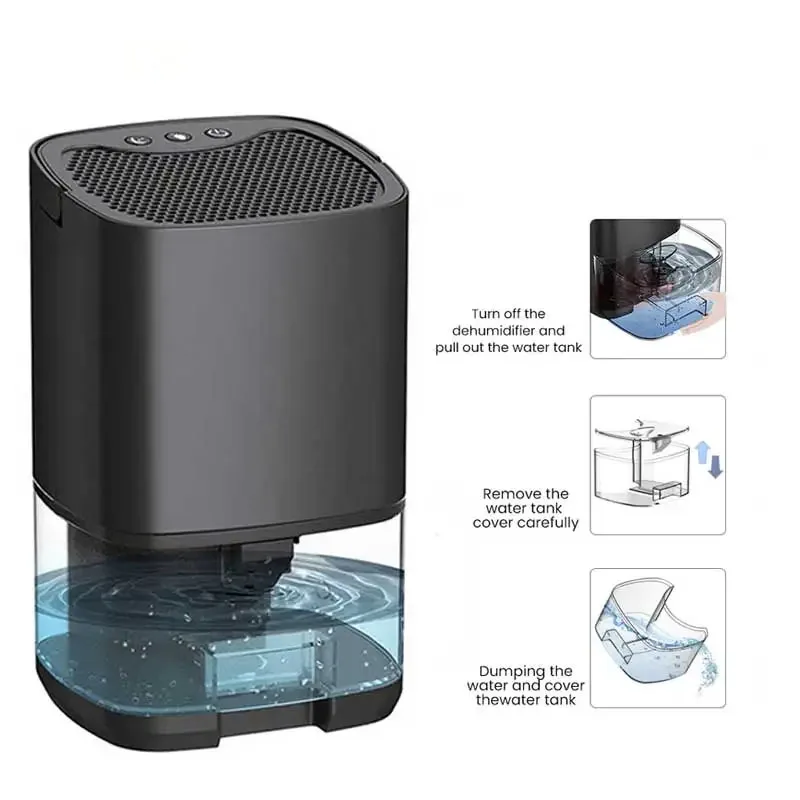 Air Dehumidifier Portable Mute Moisture Absorbers Machine Air Dryer For Home Bedroom Office Kitchen Deodorizer Dryer EU/US plug