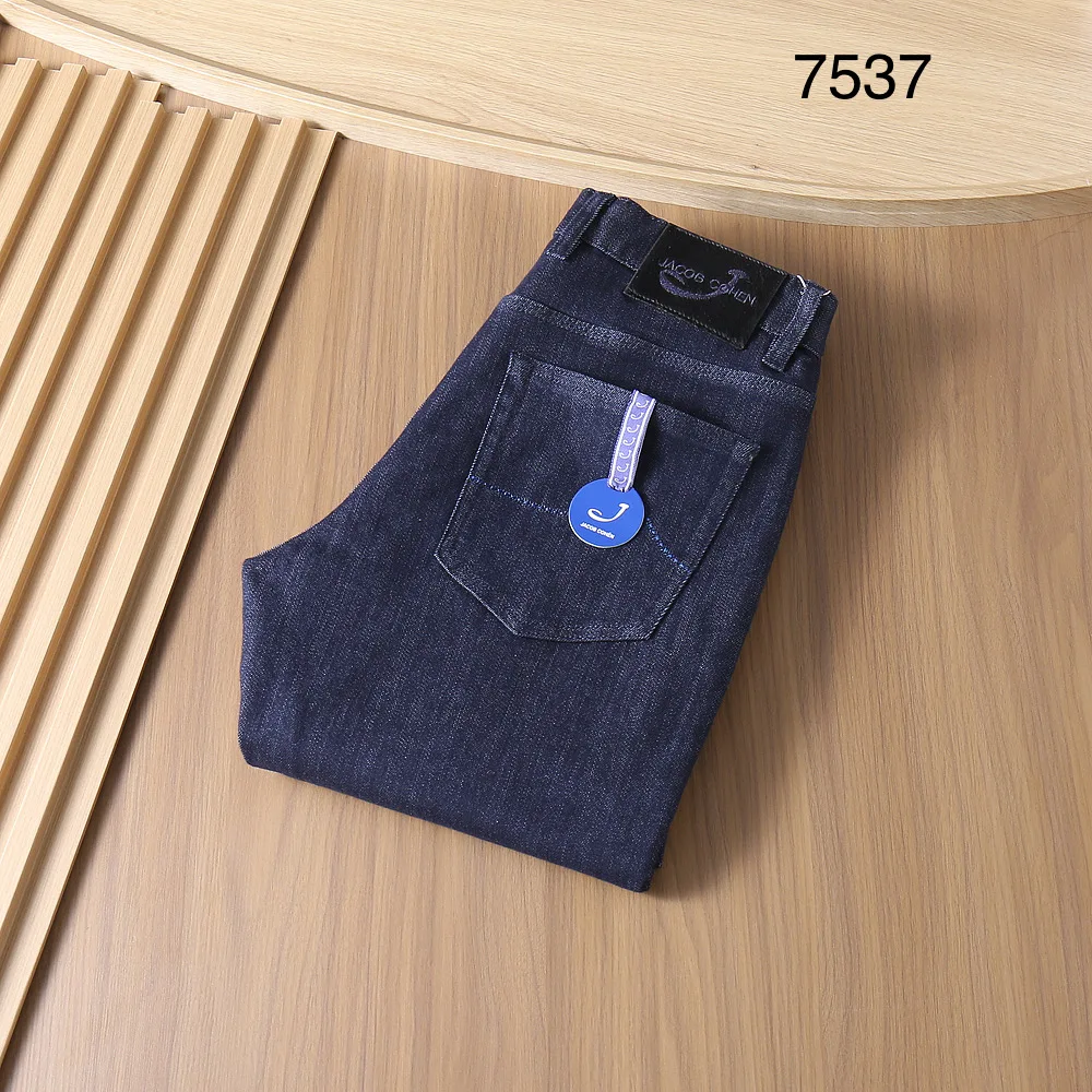 

BLLIYOSS Jeans for Men Thin Cotton 2025 Autumn winter New Casual Embroidery comfortable Fashion size 30-40 Pants Old money