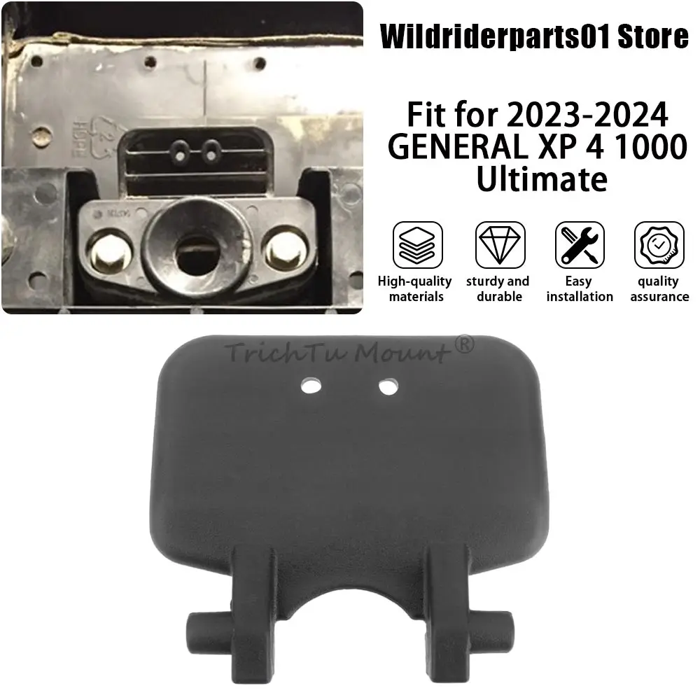 

1 шт., пластиковая часть рычага защелки сиденья, черная, подходит для Polaris 2022 GENERAL XP 4 1000 Deluxe RIDE COMMAND Edition 2008-2025 # 5437121