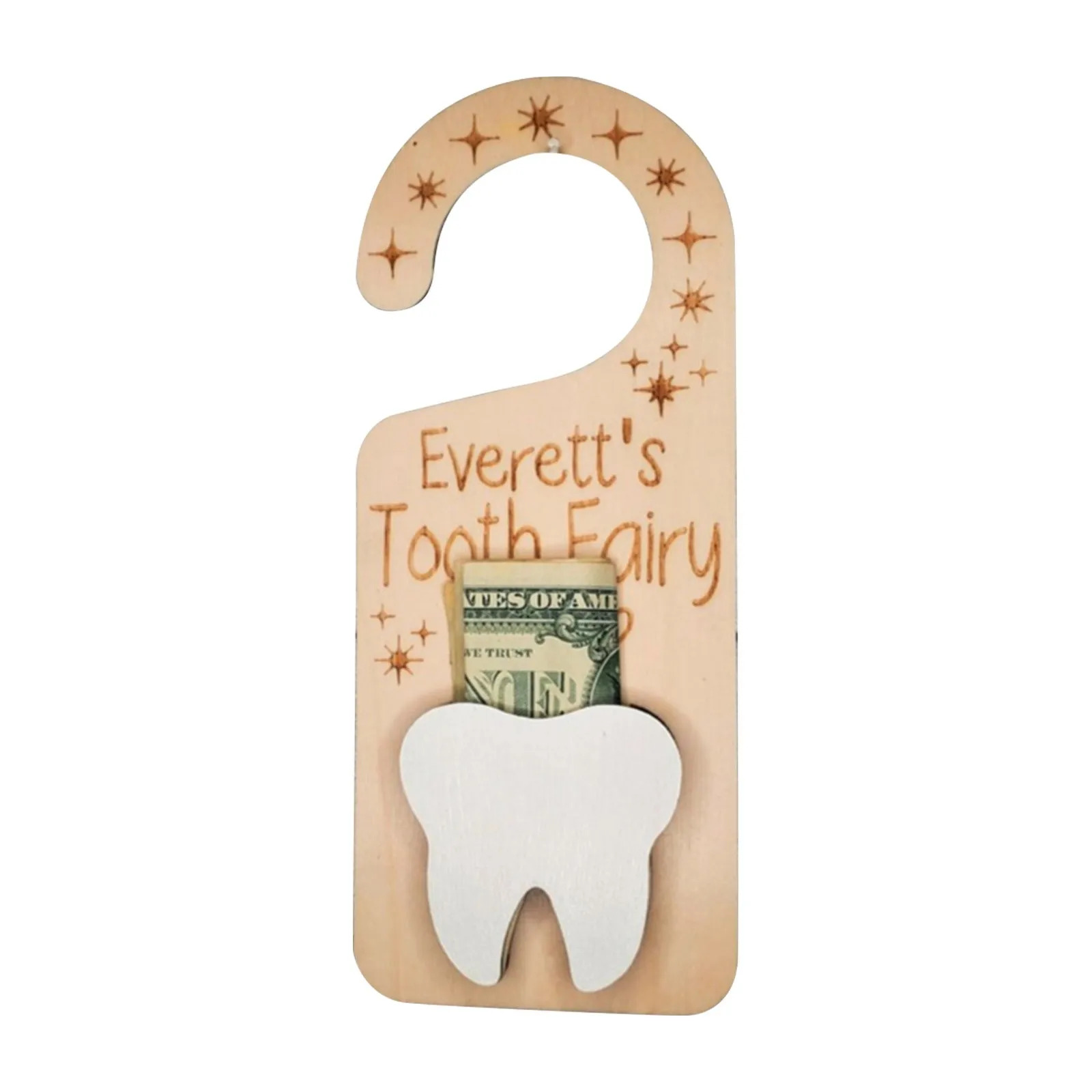 Tooth Fairy Door Hanger With Moneys Holder And Tooth Decor Tooth Fairy Pick Up Box Encourage Gift For Kidss Room Decor