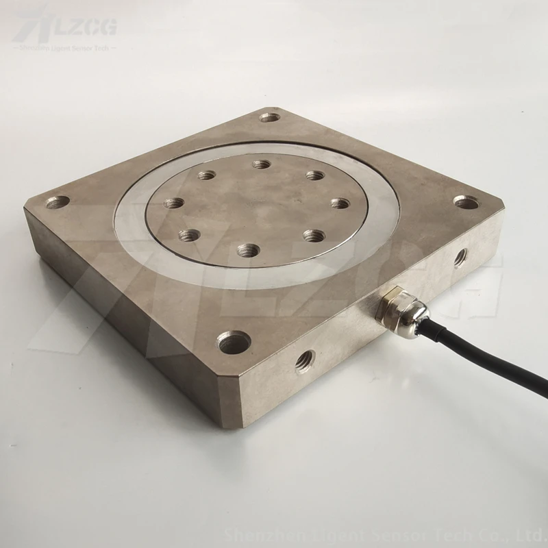 High Precision 10t Flat Plate Force Sensor Load Cell Stable Durable 1/2/5t Planar Stress Pressure Compression Load Cell Force