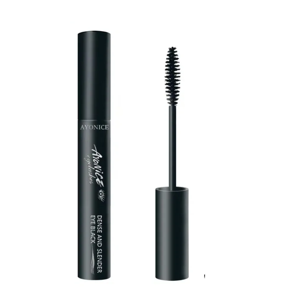 New Waterproof Black Mascara Lengthening Smudge-proof Liquid Fiber Mascara Lasting Natural Eyelash Extension Brush Makeup Tools
