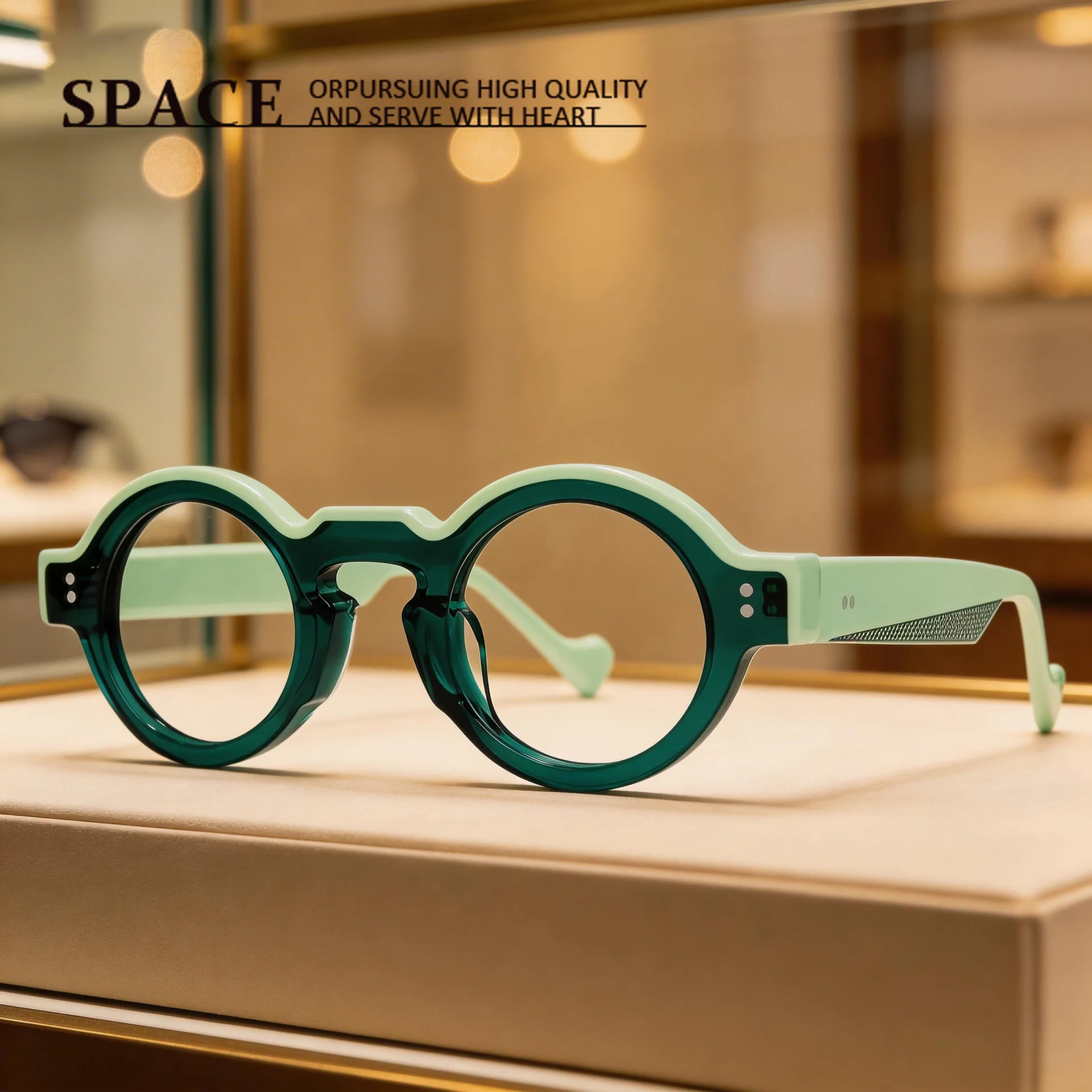 2026 New Colorful Acetate Glasses Frame Unisex Anti Blue Light Reading Glasses Custom Prescription Optical Eyewear For Computer