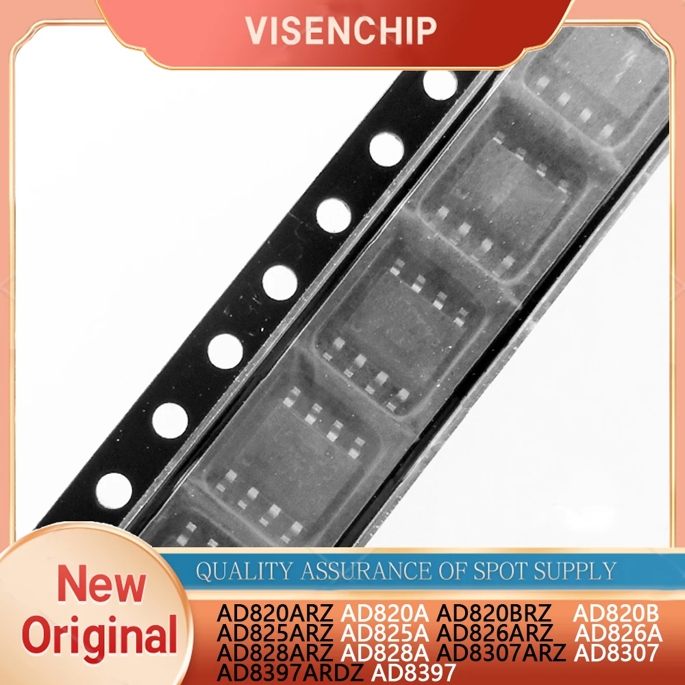 5 piezas AD820ARZ AD820A AD820BRZ AD820B AD825ARZ AD825A AD826ARZ AD826A AD828ARZ AD828A AD8307ARZ AD8307 AD8397ARDZ AD8397 SOP-8