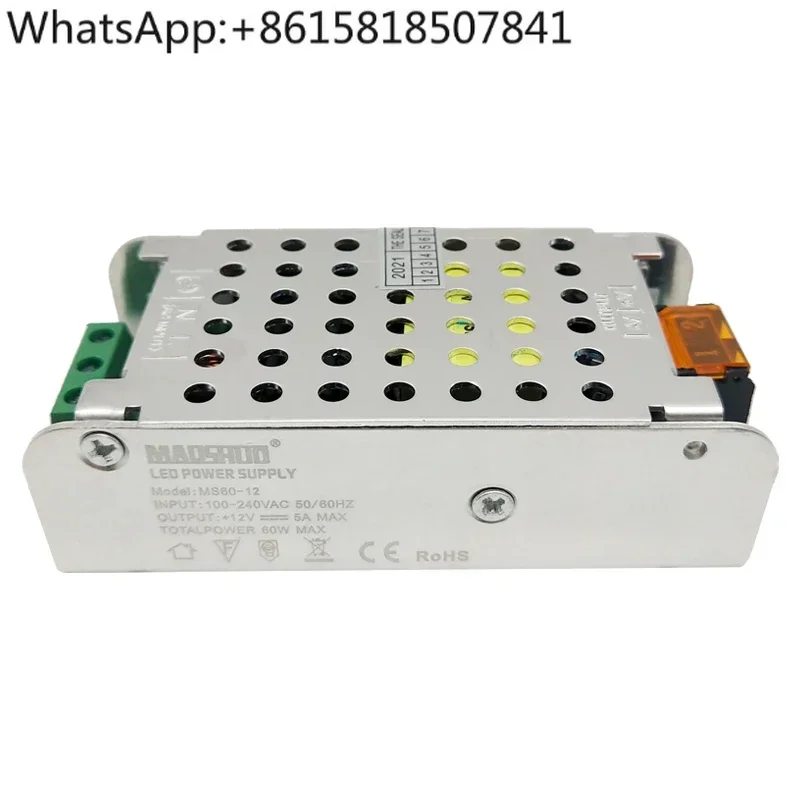 Light Strip Power Transformer, Constant Voltage Lighting Component for LED Strip Light Installation
