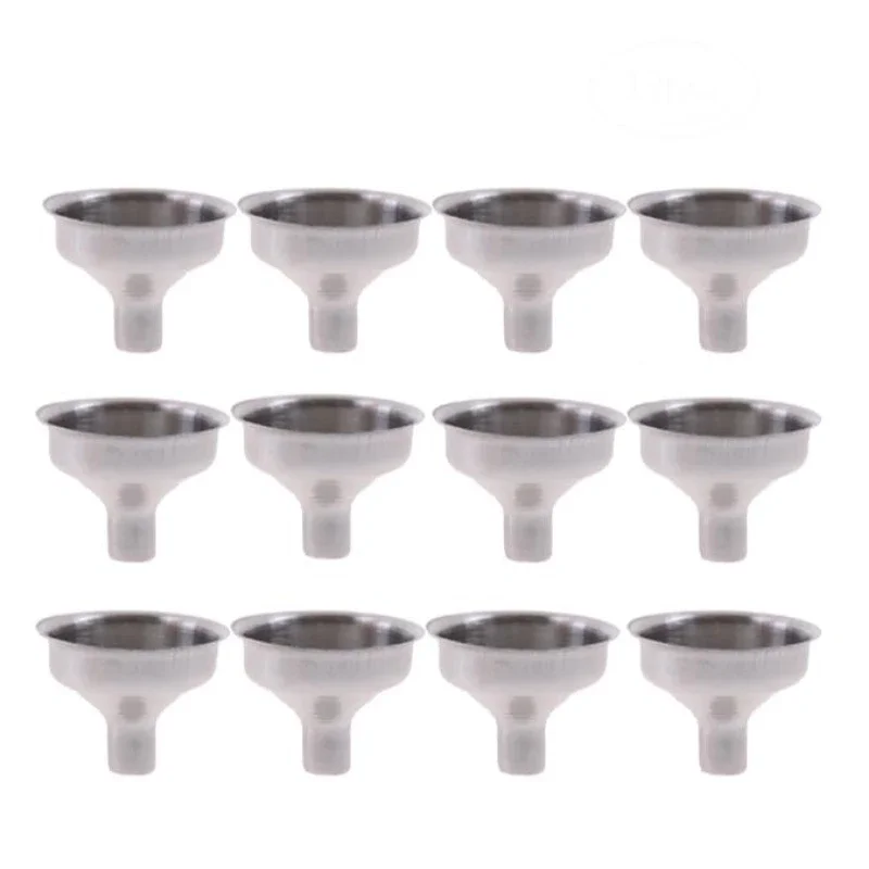 Stainless Steel Hip Flasks Funnel Home Mini Canning Hopper Wear Resistant Hip Flasks Dedicated Metal Funnels Kitchen Tools