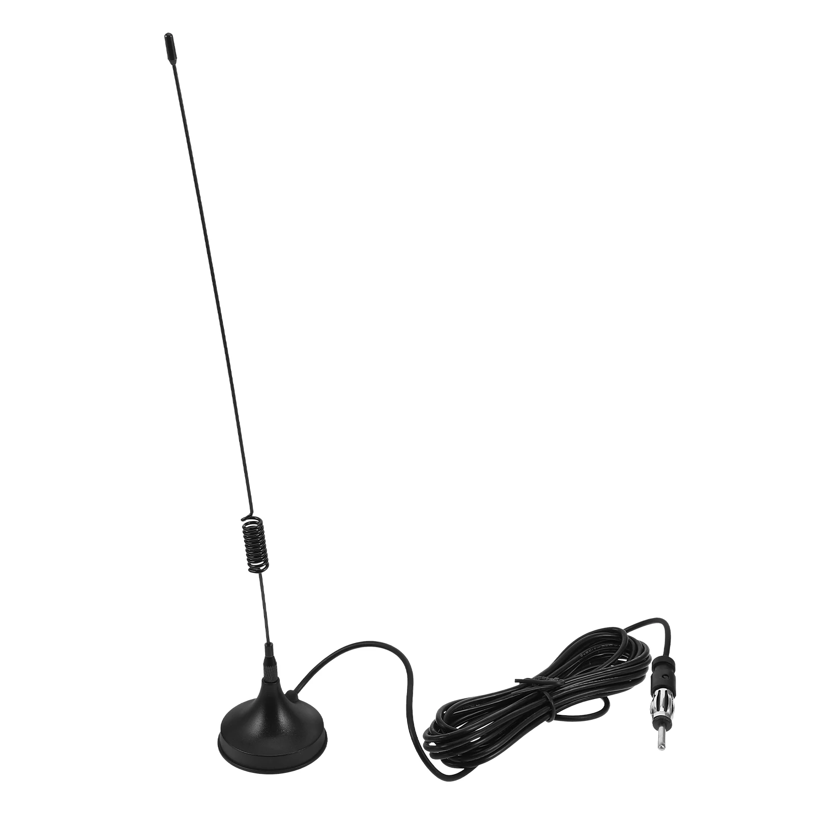 

Car Fm Radio Antenna Magnetic Base Long Range Reception For Vehicle Cd Player Easy Install High Gain Weatherproof Compact