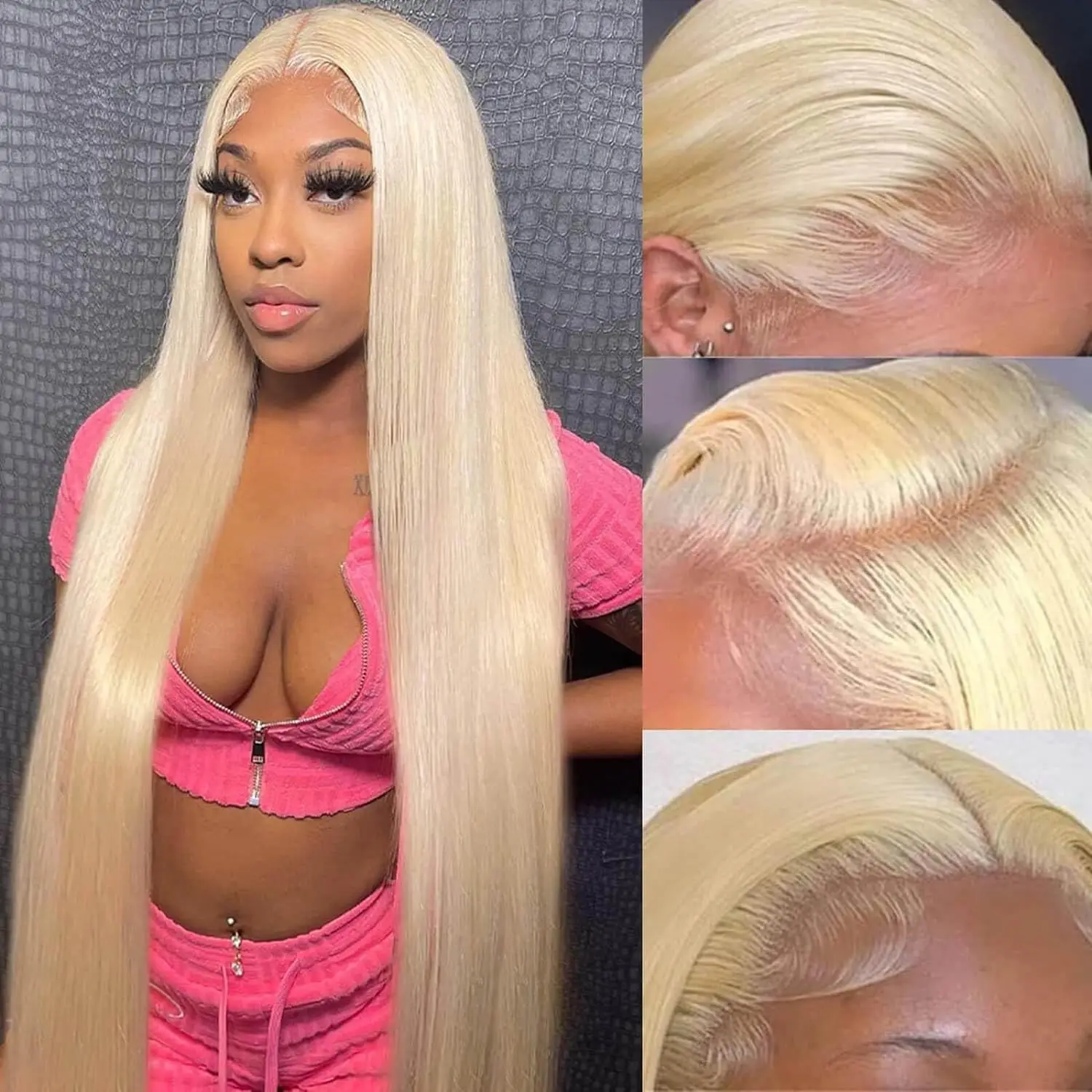 13x6 Lace Front Wig 613 Straight 13x4 Hd Lace Front Wigs Honey Blonde Glueless Wig 613 Human Hair Wig for Black Women