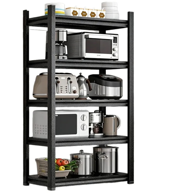 2026 Kitchen Storage Rack, Freestanding Multi-tier Shelf, Multi-functional Home Organizer Storage Shelving Unit