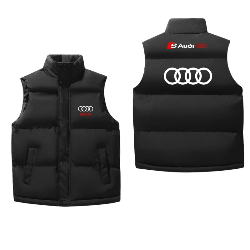 Audi marque gilet épais chaud coupe-vent Simple et élégant ajustement Audi chaleur et Style polaire gilet pour tenue décontracté